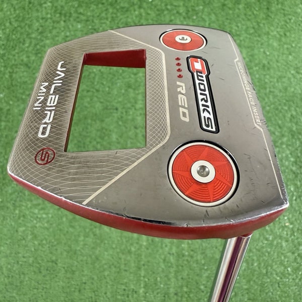 Odyssey O-Works Red Jailbird Mini 35 Mallet Putter Right Handed