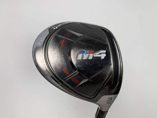 TaylorMade M4 3 Fairway Wood 15* Fujikura Atmos 50g Regular Graphite Mens RH