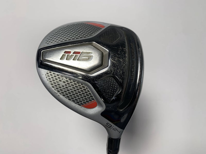 TaylorMade M6 9 Fairway Wood 24* Fujikura Atmos 5R Regular RH Oversize Grip