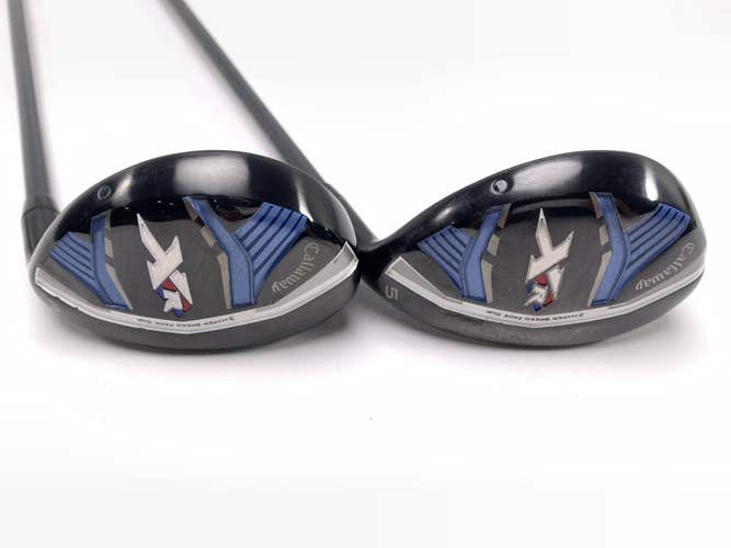 Callaway XR 4 & 5 Hybrid Set 22* 25* Project X San Diego 4.0 47g Ladies RH