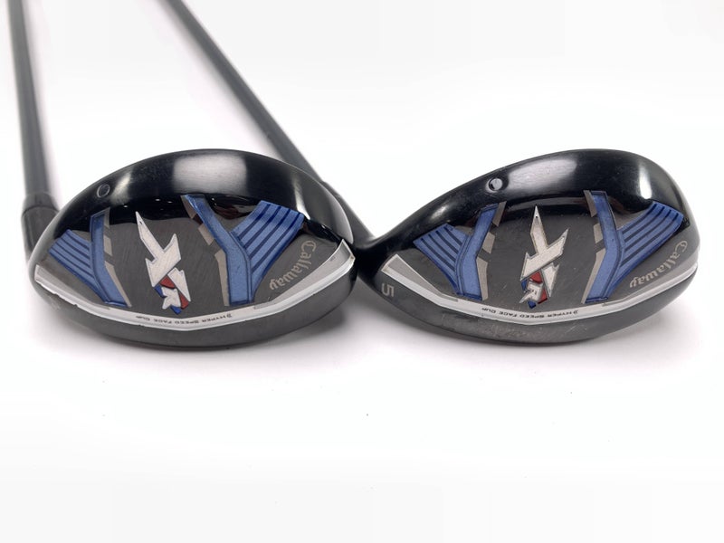 Callaway XR 4 & 5 Hybrid Set 22* 25* Project X San Diego 4.0 47g Ladies RH