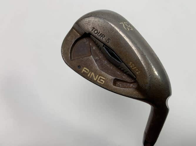 Ping Tour-S Rustique Gap Wedge GW 52* 12 Bounce Black Dot True Temper Wedge RH