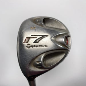 TaylorMade R7 Steel 3 Fairway Wood 15* REAX Stiff Graphite Mens LH