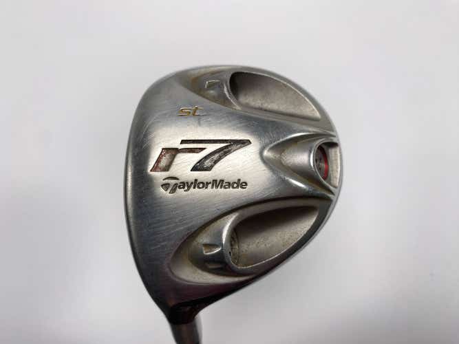 TaylorMade R7 Steel 3 Fairway Wood 15* REAX Stiff Graphite Mens LH