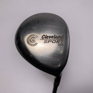 Cleveland Sport OS 3 Fairway Wood 15* Sport Series Stiff Graphite Mens RH