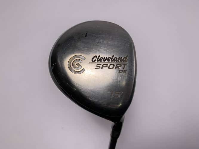 Cleveland Sport OS 3 Fairway Wood 15* Sport Series Stiff Graphite Mens RH