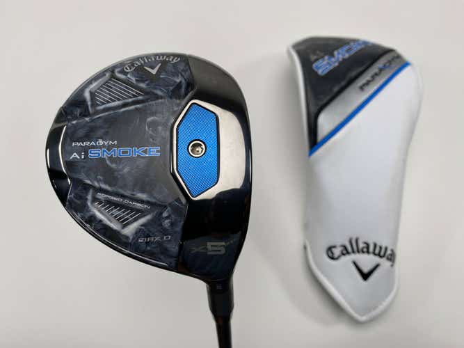 Callaway Paradym Ai Smoke Max D 5 Fairway Wood 18* Cypher Forty 5.0 Senior RH HC