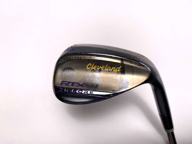 Cleveland RTX ZipCore Black Satin Lob Wedge LW 58* 10 DG Spinner Tour Issue  RH