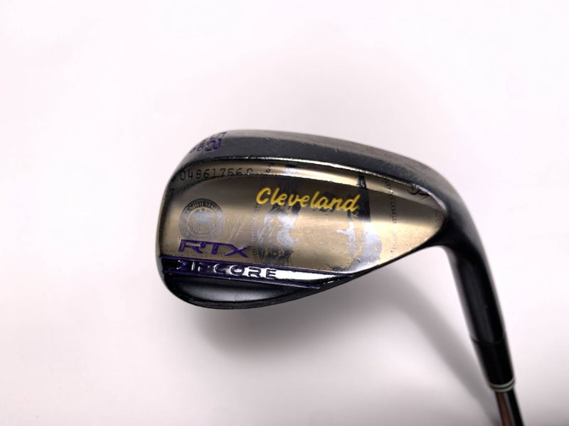 Cleveland RTX ZipCore Black Satin Lob Wedge LW 58* 10 DG Spinner Tour Issue  RH