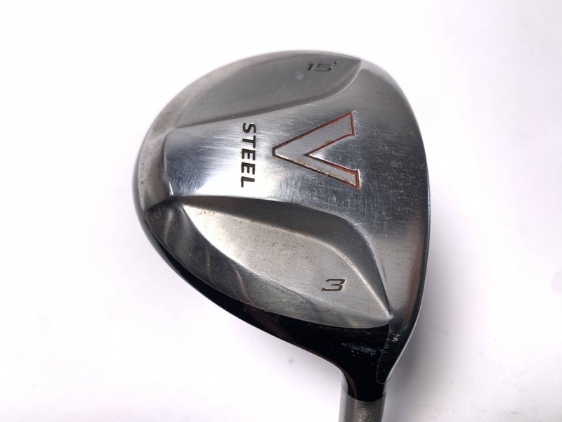TaylorMade V Steel 3 Fairway Wood 15* MAS2 Stiff Graphite Mens RH