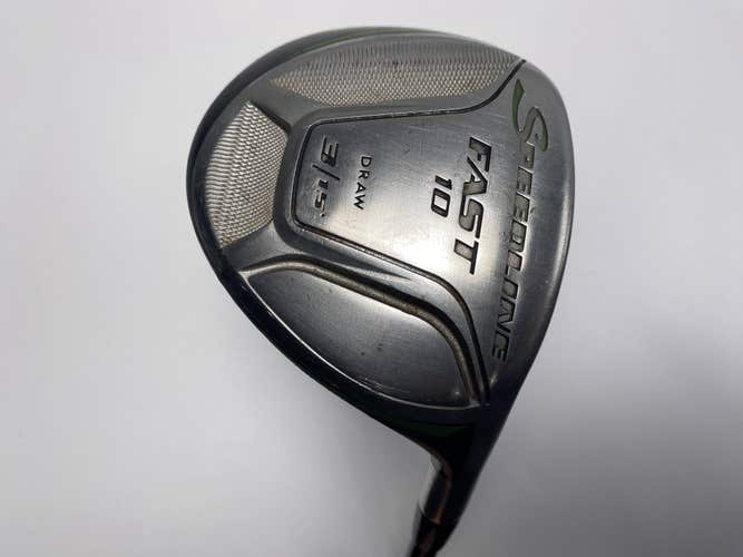Adams Speedline Fast 10 Draw 3 Fairway Wood 15* Grafalloy Lite Graphite Mens RH