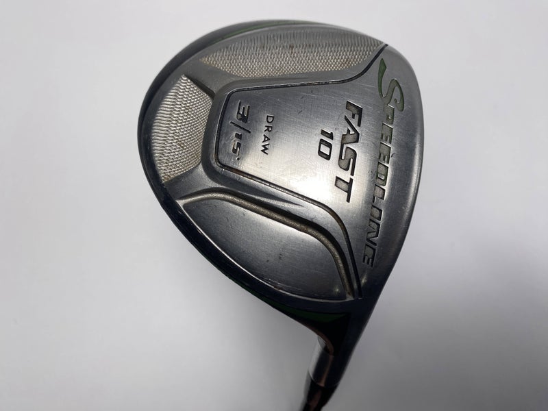Adams Speedline Fast 10 Draw 3 Fairway Wood 15* Grafalloy Lite Graphite Mens RH