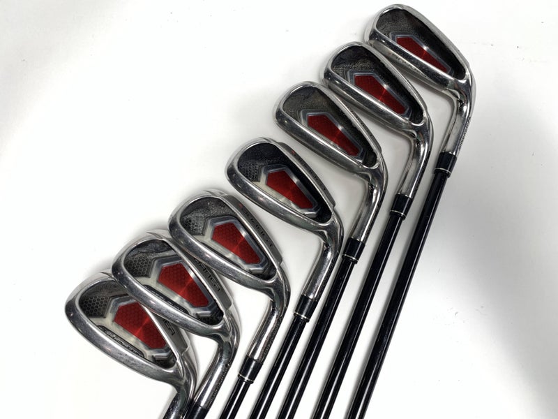 TaylorMade Burner Superlaunch Iron Set 5-PW+GW REAX 60g Senior RH
