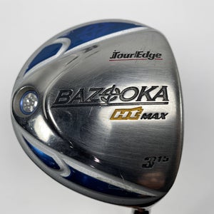 Tour Edge Bazooka HT Max 3 Fairway Wood 15* UST Mamiya Bazooka 75g Senior RH