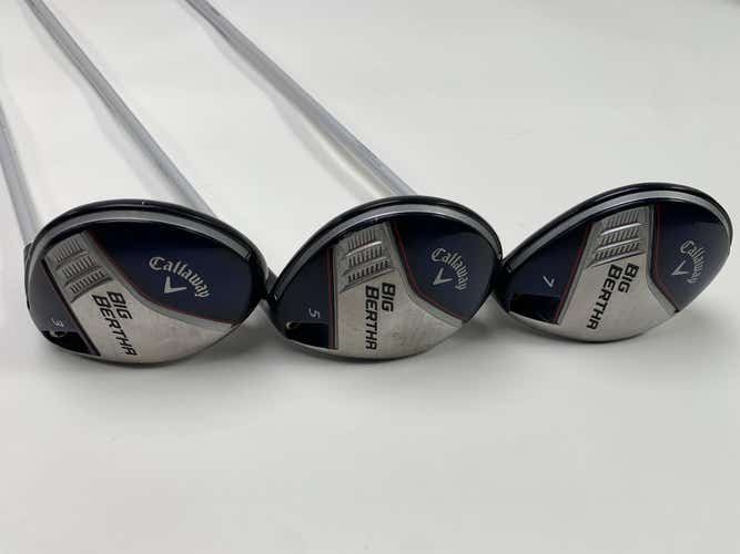 Callaway Big Bertha 2014 Wood Set 3 5 7 | 15* 18* 21* Fubuki Ladies Womens RH