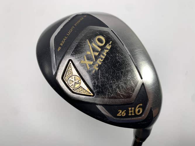 XXIO Prime 10 6 Hybrid 26* Prime SP-1000 Flex 3212 44g Regular Graphite Mens RH