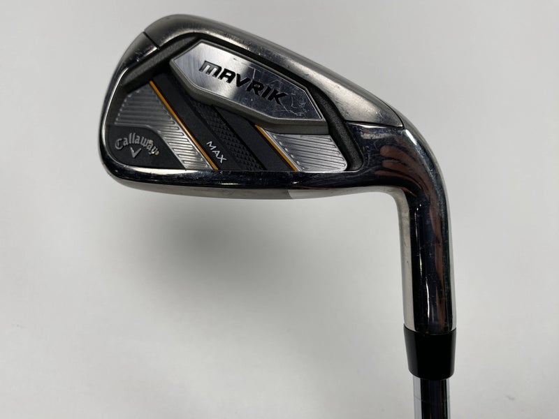 Callaway Mavrik Max Single 7 Iron KBS Max 90g Stiff Steel Mens RH