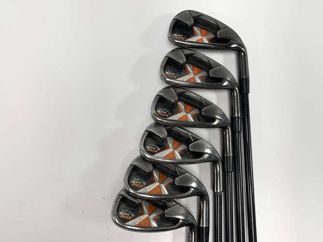 Callaway X-24 Hot Iron Set 5-PW 75g Regular Steel Mens RH