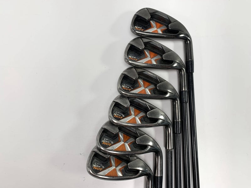 Callaway X-24 Hot Iron Set 5-PW 75g Regular Steel Mens RH