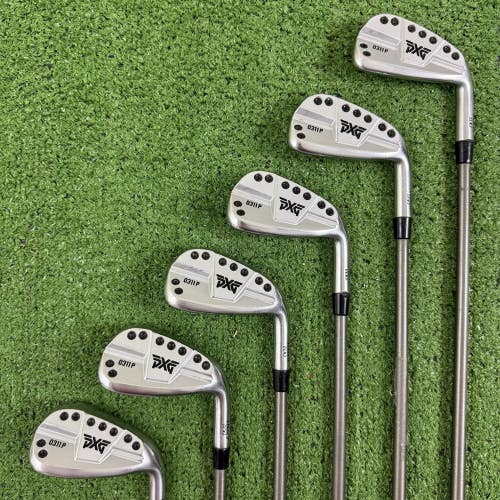 Pxg 0311P Gen 3 Iron Set 6-PW GW Aerotech Steelfiber i80 Regular +1/2 Long