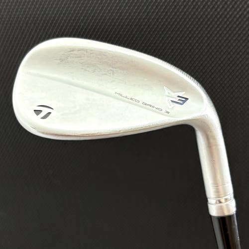 TAYLORMADE MILLED GRIND 3 RAW CHROME WEDGE (52 DEGREE)