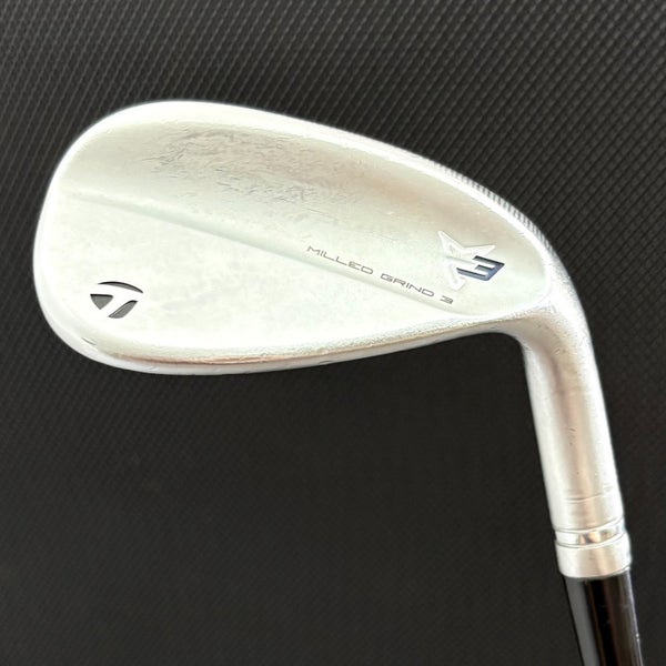 TAYLORMADE MILLED GRIND 3 RAW CHROME WEDGE (52 DEGREE)