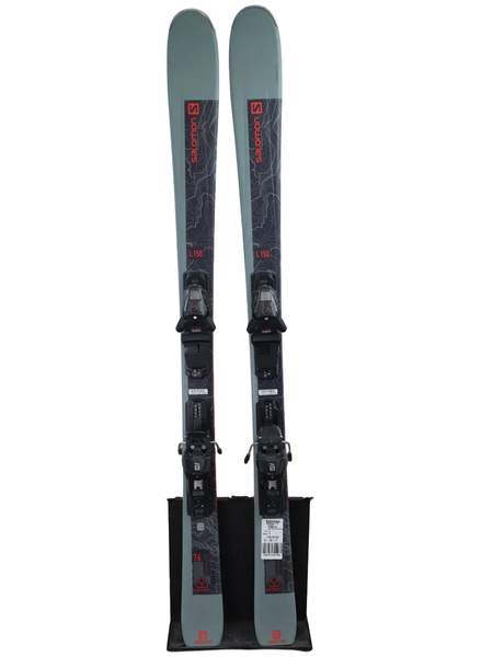 Used 2023 Salomon Distance 76 Skis (150cm) w/ Salomon M 10 Bindings