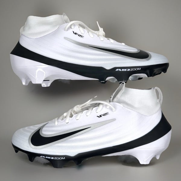 new men's 11 Nike Zoom Air Vapor Pro 1 Football Cleats White Black IB2495-105