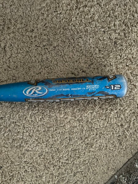 2017 Rawlings Raptor Alloy USSSA Certified Bat (-12)  26 oz 30" (Used)