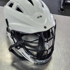 Used Cascade CS Lacrosse Helmet White One Size 11497-S000150911
