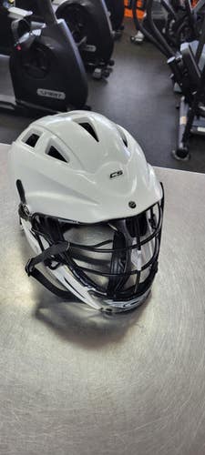 Used Cascade CS Lacrosse Helmet White One Size 11497-S000150911