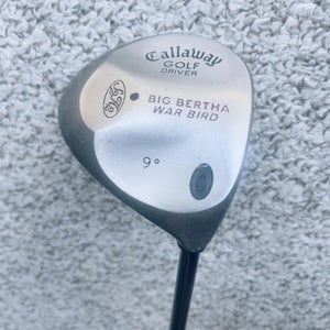 Callaway Big Bertha War Bird Mens Right Handed Golf Club Driver 9 Degree R Flex