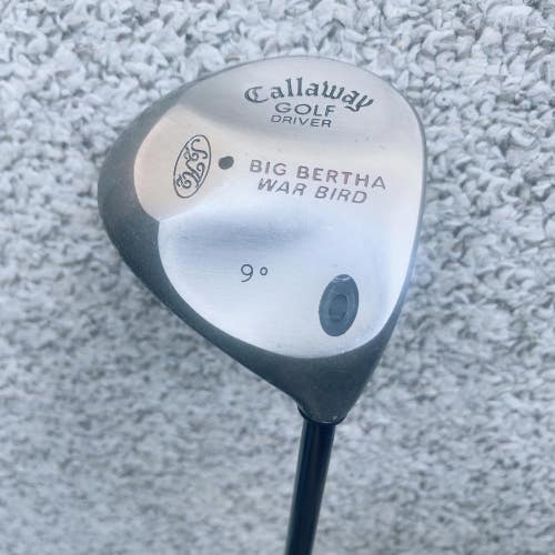 Callaway Big Bertha War Bird Mens Right Handed Golf Club Driver 9 Degree R Flex