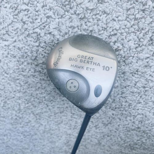 Callaway Great Big Bertha Mens Right Handed Golf Club Driver 10 Degree R Flex