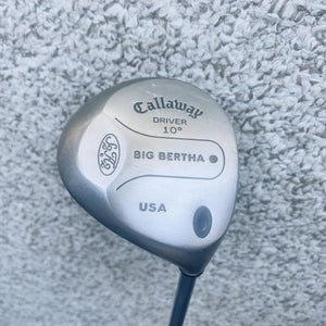 Callaway Big Bertha Mens Right Handed Golf Club Driver 10 Degree R Flex