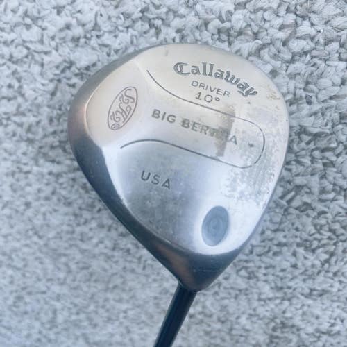 Callaway Big Bertha Mens Right Handed Golf Club Driver 10 Degree R Flex