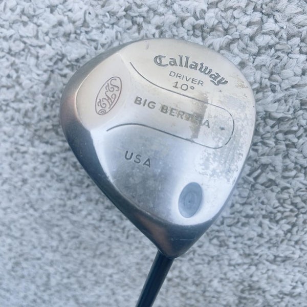 Callaway Big Bertha Mens Right Handed Golf Club Driver 10 Degree R Flex