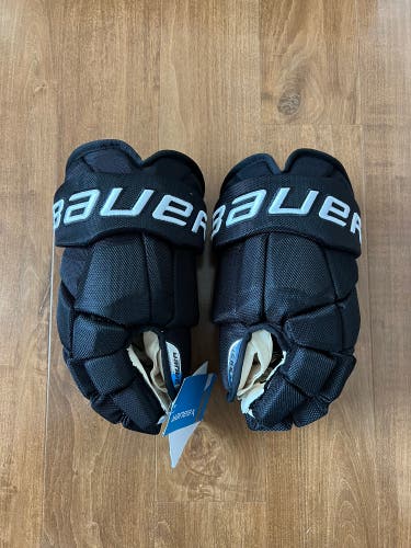 New Black Bauer Vapor Pro Team Gloves 14" Pro Stock