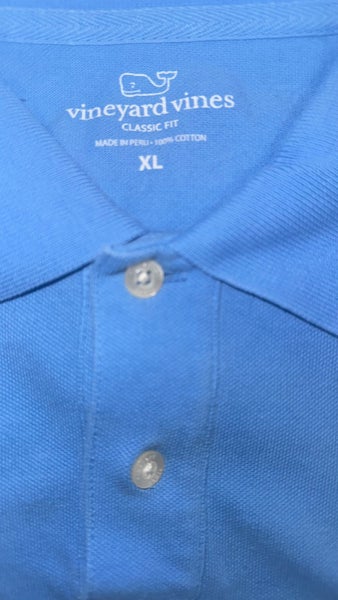 Vineyard Vines Men’s Blue Polo, XL – Classic & Timeless!