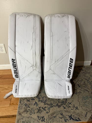 33"  Bauer Supreme M5 Pro Goalie Leg Pads (Used)