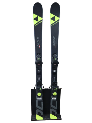 Used 2022 Fischer RC4 Race Jr Skis (130cm) w/ Fischer FJ 7 AC Bindings