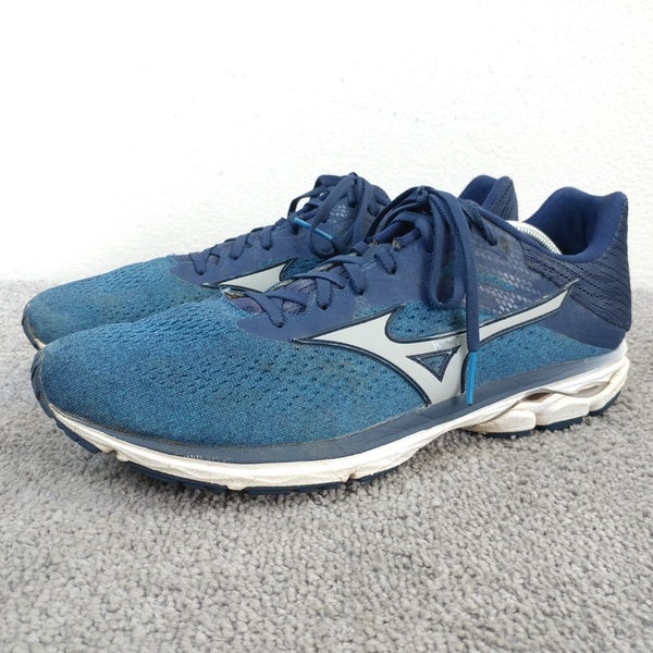 Mizuno Wave Rider 23 Mens Size 12 Running Shoes Low Top Blue Sneakers