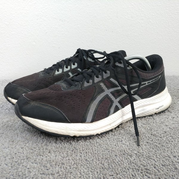 Asics Gel Contend 8 Mens Size 11 Extra WIDE Running Shoes Black Low Top Sneakers