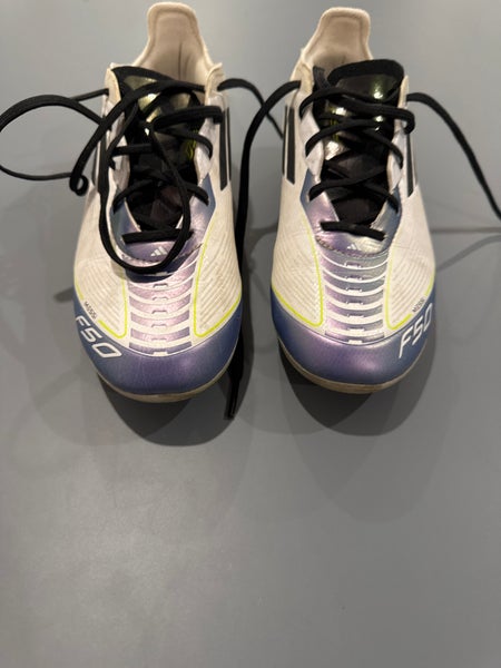 White Kids 3Y (Big Kids / Youth) Adidas Messi Molded Cleats Cleats (Used)