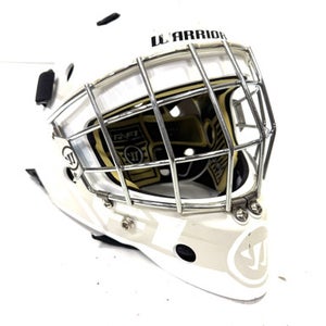 Used Warrior YOUTH R/F1 Youth Goalie Helmet/Mask White One Size 11860-S000295341