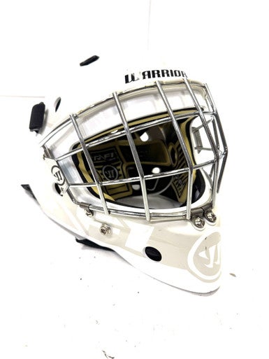 Used Warrior YOUTH R/F1 Youth Goalie Helmet/Mask White One Size 11860-S000295341