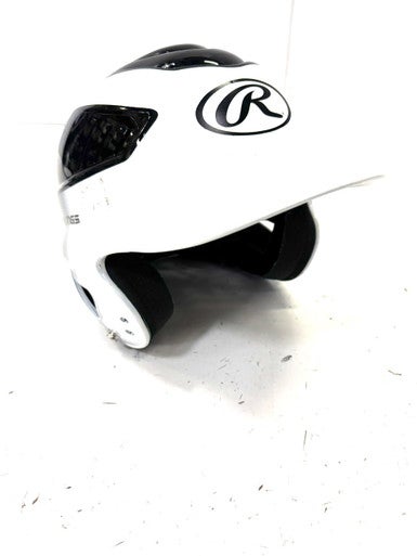 Used Rawlings 6 1/2  7 1/2 Batting Helmet No Mask Black One Size 11860-S000295371