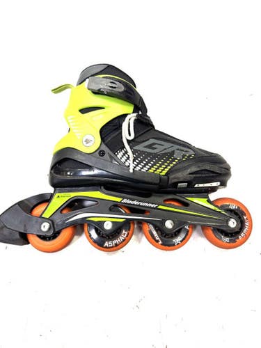 Used Bladerunner ADJ 2-6 Junior Rec Fitness Skates Black Adjustable 11860-S000295384