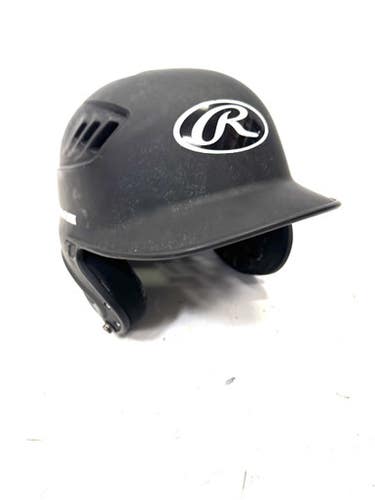 Used Rawlings 6 1/2 - 7 1/8 Batting Helmet No Mask Black One Size 11860-S000295406