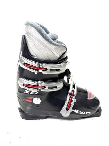 Used Head X3 Boys DH Ski Boot Black 250 MP - M07 - W08 11860-S000295544